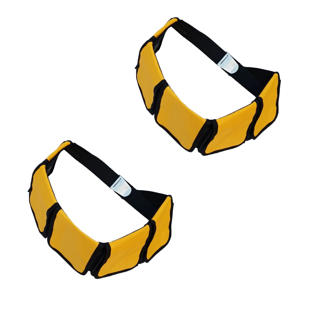 

1 Pair Diver 5 Pockets Weight Belts - Waterproof, Solid & Strong - Great for Scuba Diving, Traveling