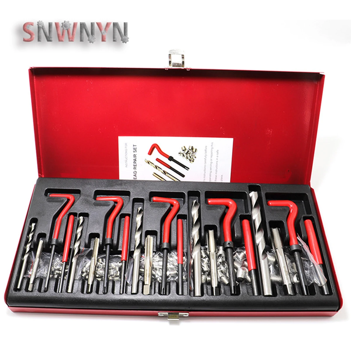 US $39.99 131pcs M5M6M8M10M12 Engine Block Restoring Damaged Thread Repair Tool Kit Professional Car Repair Tools