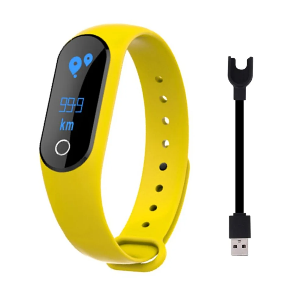 Спортивный смарт-браслет, монитор сердечного ритма, OLED, Bluetooth, смарт-браслет, трекер активности, сна, Smartband для iOS, Android, телефона