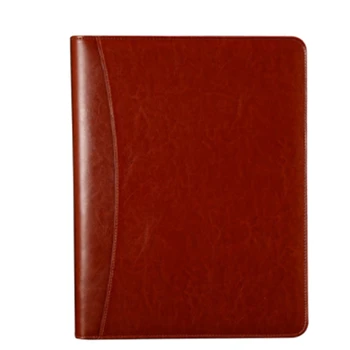 

HOT-Portable Business Padfolio Portfolio Case,PU Leather Portfolio Folder for School Office Conference Notepad