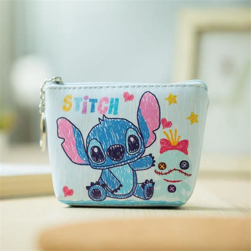 Детский мультяшный кошелек Disney Подарочная монетница с Микки Маусом для девочек и