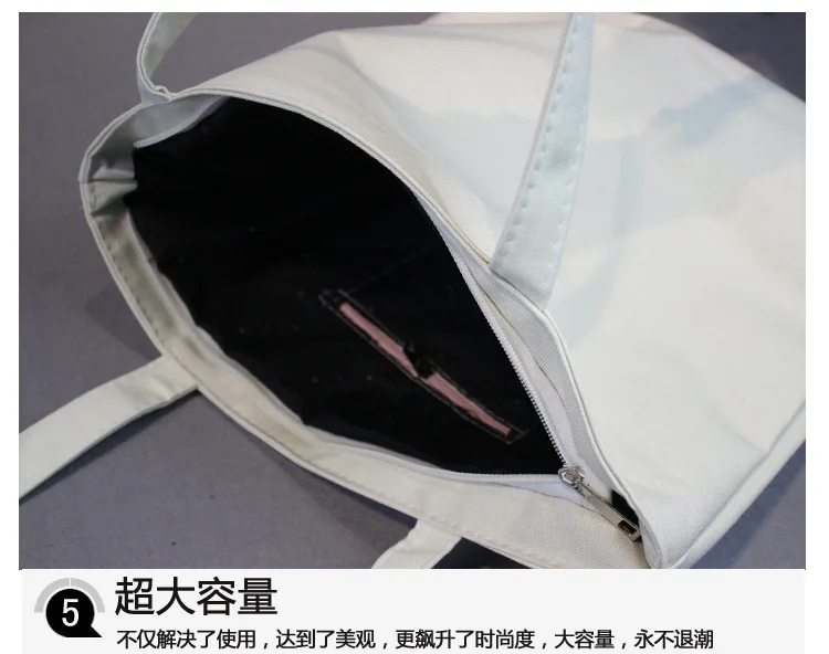 New Style Wholesale Processing Customizable WOMEN'S Handbag Canvas Bag Printed Literature And Art-Style Hot Selling Wholesale