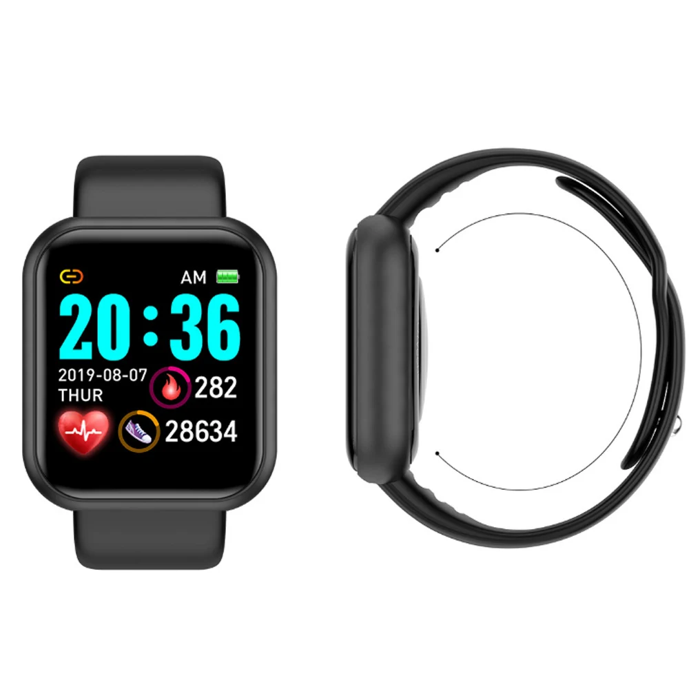 D20 умные часы для мужчин и женщин с кровяным давлением водонепроницаемые трекер