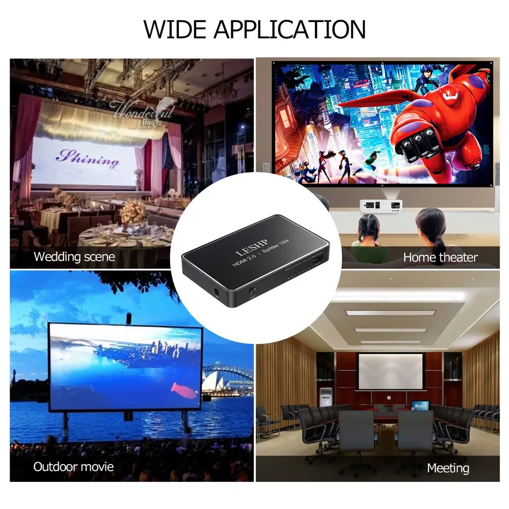Мини-Коммутатор HDMI 4 K HD1080P 4 переключатель порта hdmi селектор сплиттер Met Hub IR Afstandsbediening Voor HD tv DVD tv BOX Z2
