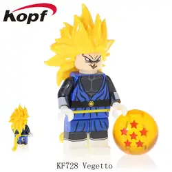 KF728 Dragon Ball Gogeta сын Goku vegeta Vegetto кирпичи сон Гохан коллекция строительные фигурки подарок для детей игрушки