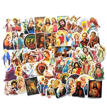 

68pcs Jesus Christ Religion Sticker For skateboard suitcase refrigerator motorcycle Decal Sticker Car Styling