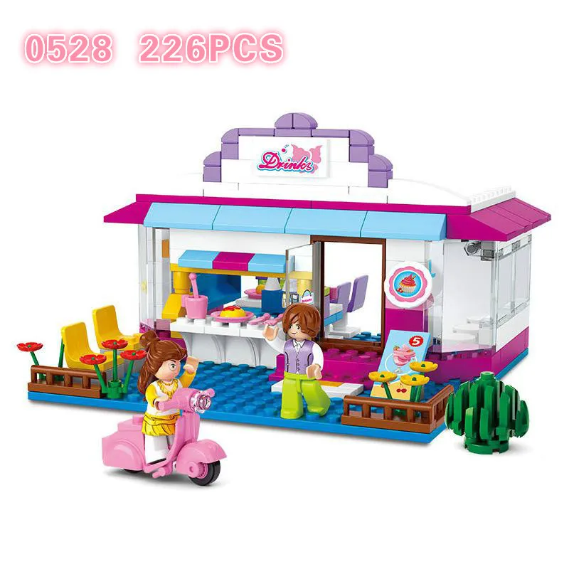 

Legoingly Friends Pink Dream Series Sunshine Model Building Blocks Sets Bricks Educational Toys for Children