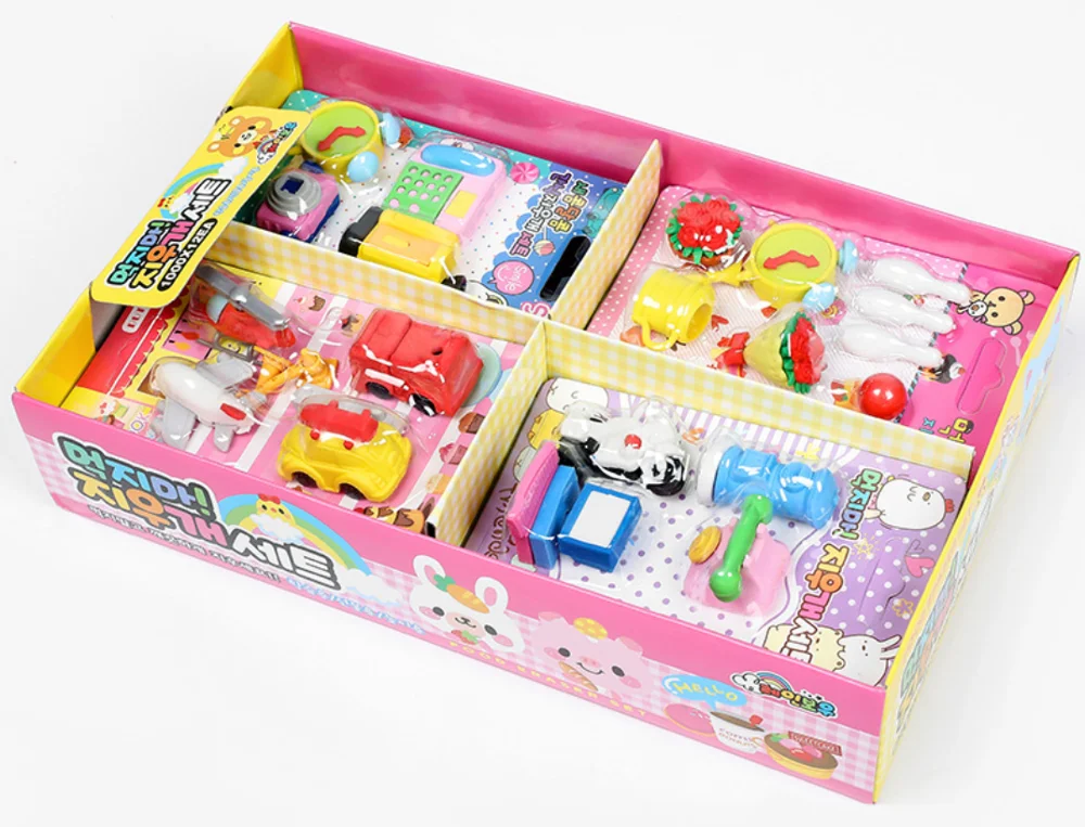 Ластик набор TPR резиновый симпатичный телефон самолет Часы камера Боулинг