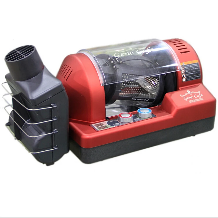 Red Xeoleo GENECAFE кофейные ростеры 1400 Вт/220 В 3D жаровня для кофе в зернах небольшого типа профессиональный 300 г - Цвет: Red