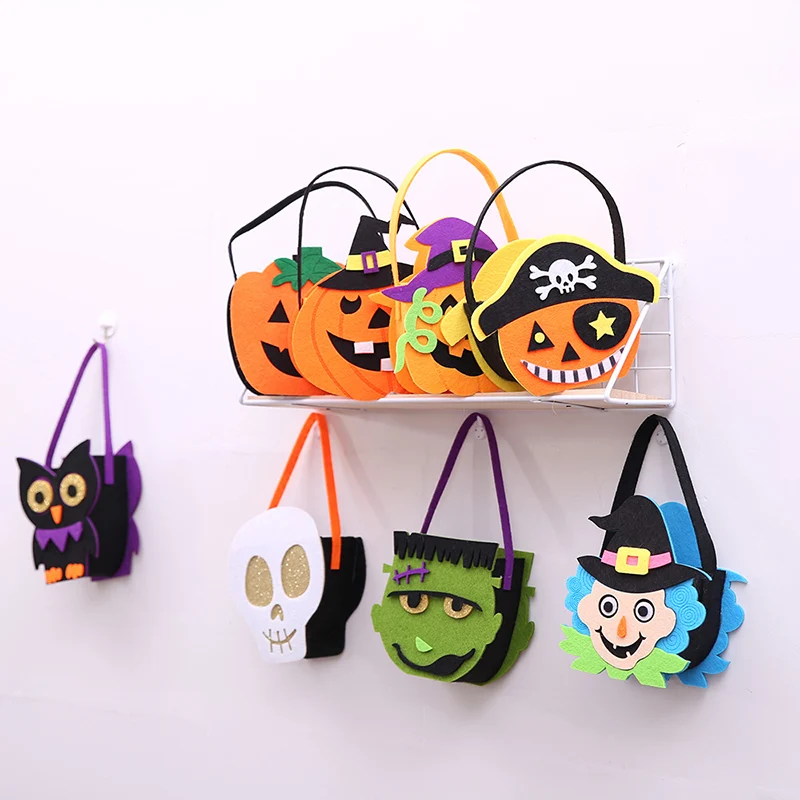 Хэллоуин Тыква подарки Сумочка Trick-or-Treat дети конфеты сумки 8 стилей