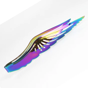 

23cm Length Colorful wings Stainless Steel Accessories Material Hookah Clip Charcoal Clamps Shisha Tong