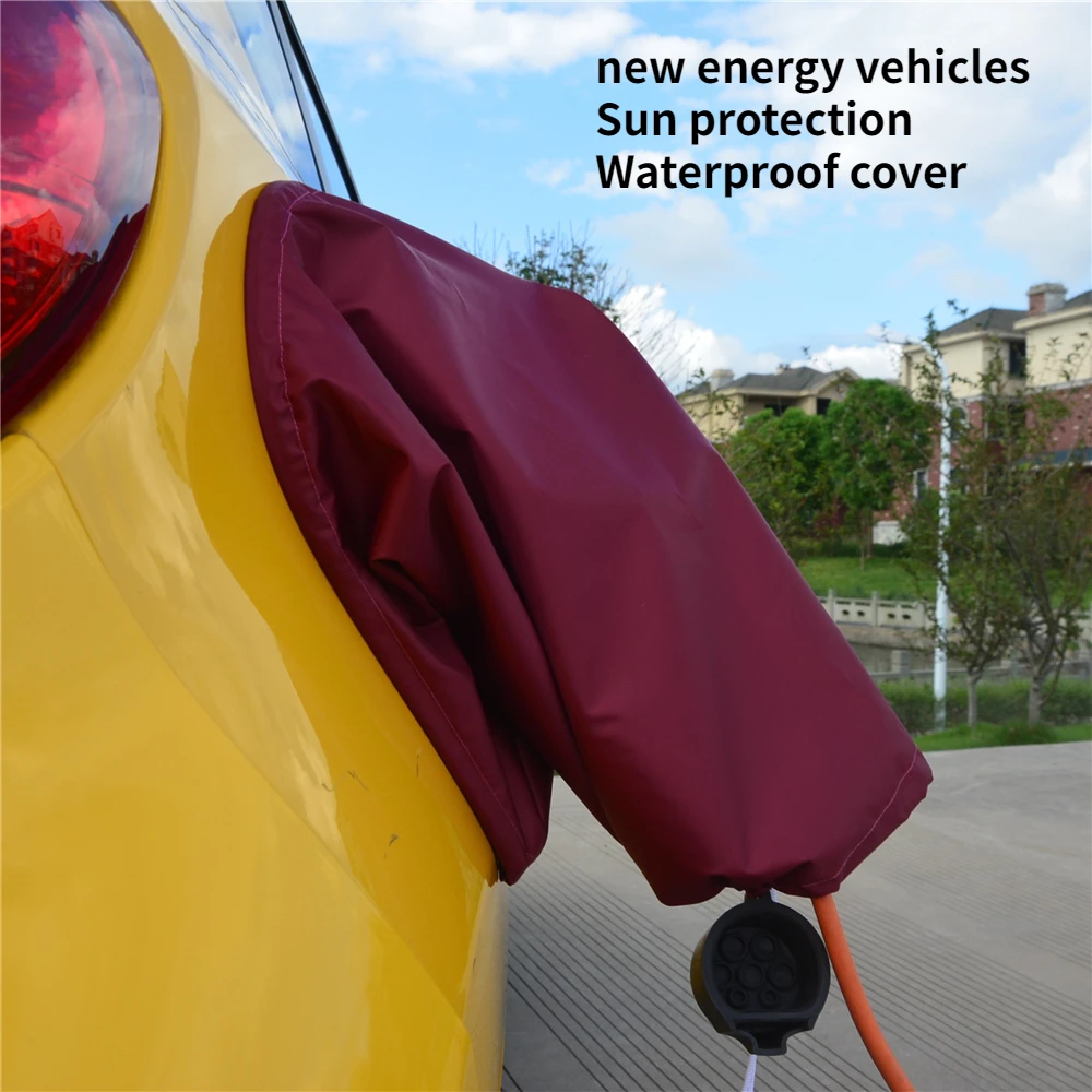 New energy vehicle charger rain cover cover for electric vehicle sunscreen charging port interface adapter plug waterproof