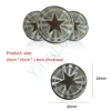 100 Pcs 25 * 1.85mm Metal Arcade Game Tokens Stainless Steel Arcade Game Coin Pentagram Crown Tokens ► Photo 3/6