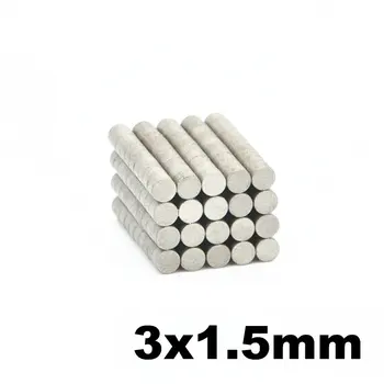 

SmCo Magnet Thin Disc Diameter Dia. 3x1.5 mm Grade YXG28H 350 Degree C High Temperature Permanent Rare Earth Magnets 100pcs