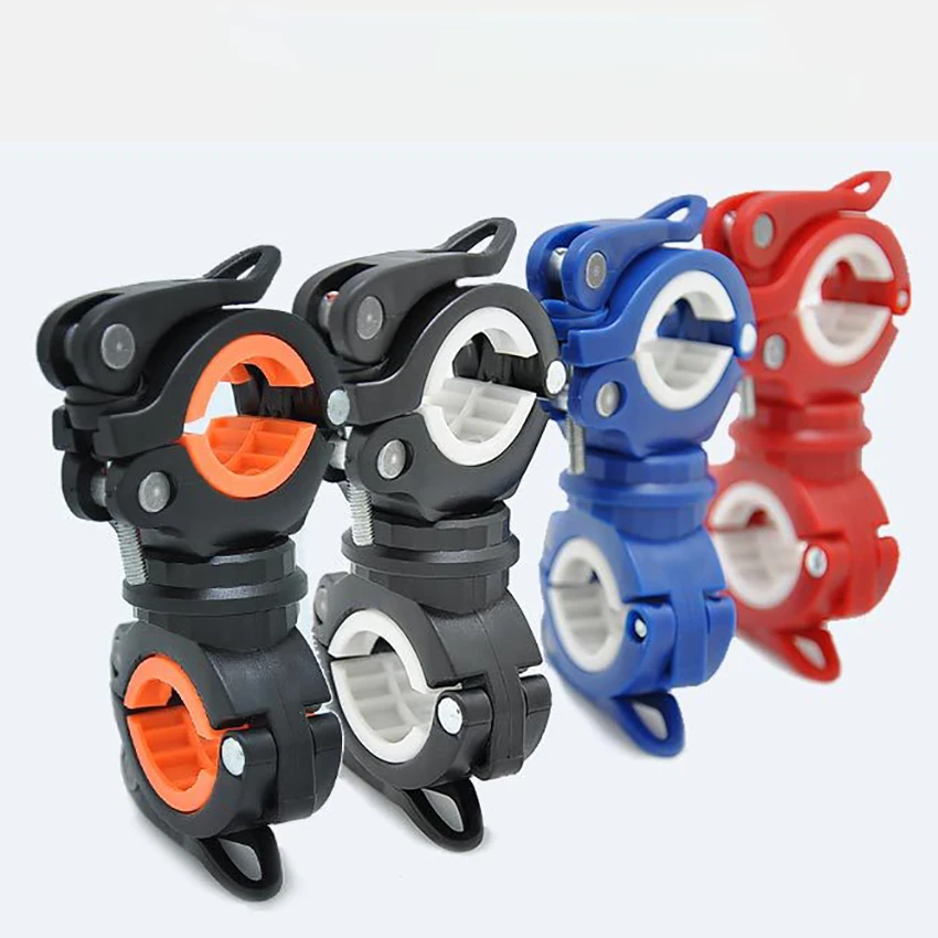 

Flashlight Mount Holder Universal Bicycle Bike LED Light Flashlight Torch Mounting Bracket 360° Rotation Cycling Clip Clamp