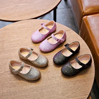 

Spring 2020 New Children's Shoes Girl's Princess Shallow Mouth Small Leather Shoes Kids Shoes For Girls Sneakers Kids Shoes