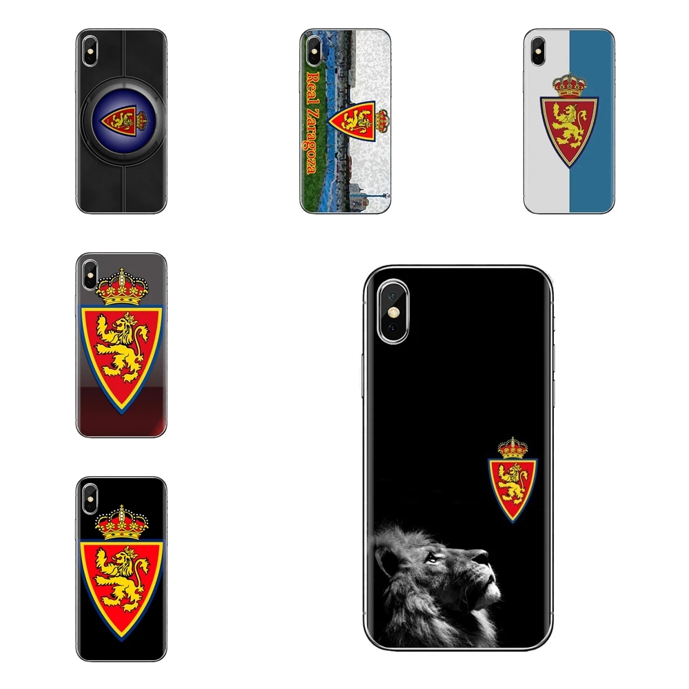 

For Xiaomi Mi6 Mi 6 A1 Max Mix 2 5X 6X Redmi Note 5 5A 4X 4A A4 4 3 Plus Pro TPU Transparent Covers Real Zaragoza FC Soccer logo