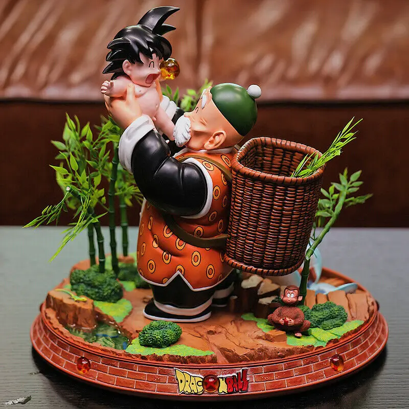 Dragon Ball Сон Гоку с дедушкой смолы фигурки коллекционеров GK статуя 1/6