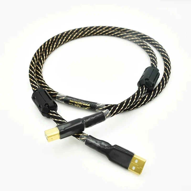 Hifi USB Cable High Quality Type A to Type B Male to Male USB 2.0 Hifi Data Lines audio Cabl For