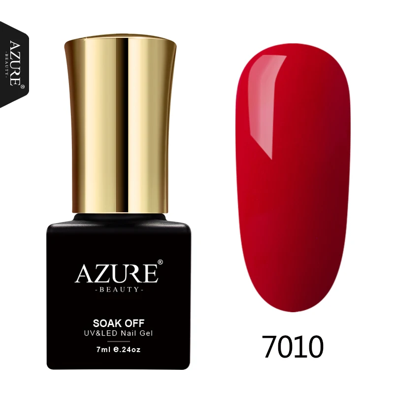 AZURE BEAUTY термо меняющий Цветной Гель-лак для ногтей для дизайна ногтей впитывающий Гель-лак Полуперманентная эмаль Vogue Гель-лак для ногтей - Цвет: 7010