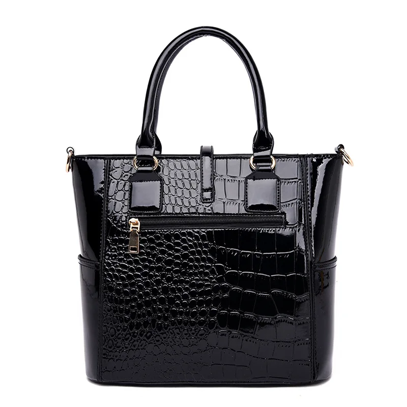 

Zhenshang Cross Border INS AliExpress 2019 New Style Crocodile Pattern Big Bag Foreign Trade Women's Single-shoulder Crossbody B