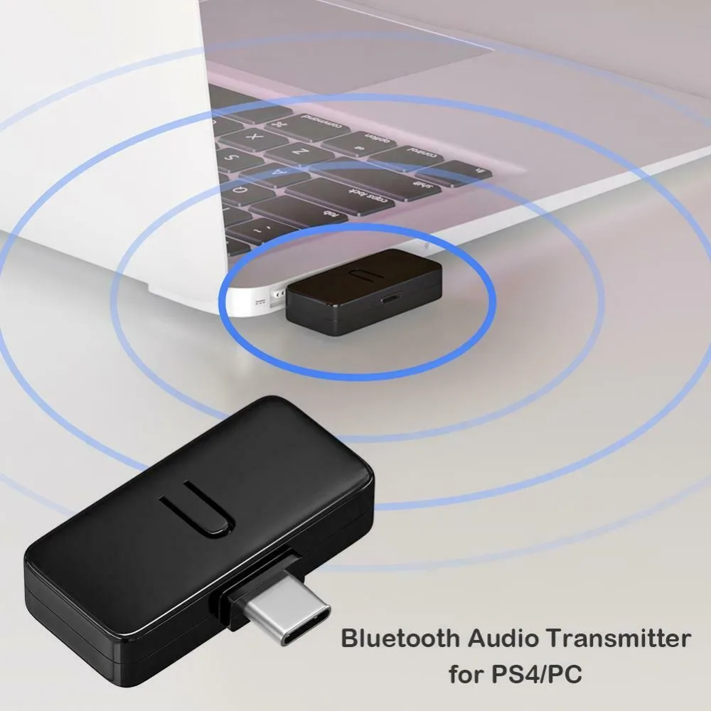 Bluetooth аудио адаптер TYPE-C интерфейс luetooth 4,2 передатчик для ПК/PS4/N-Switch беспроводной музыкальный аудио передатчик PD 2,0