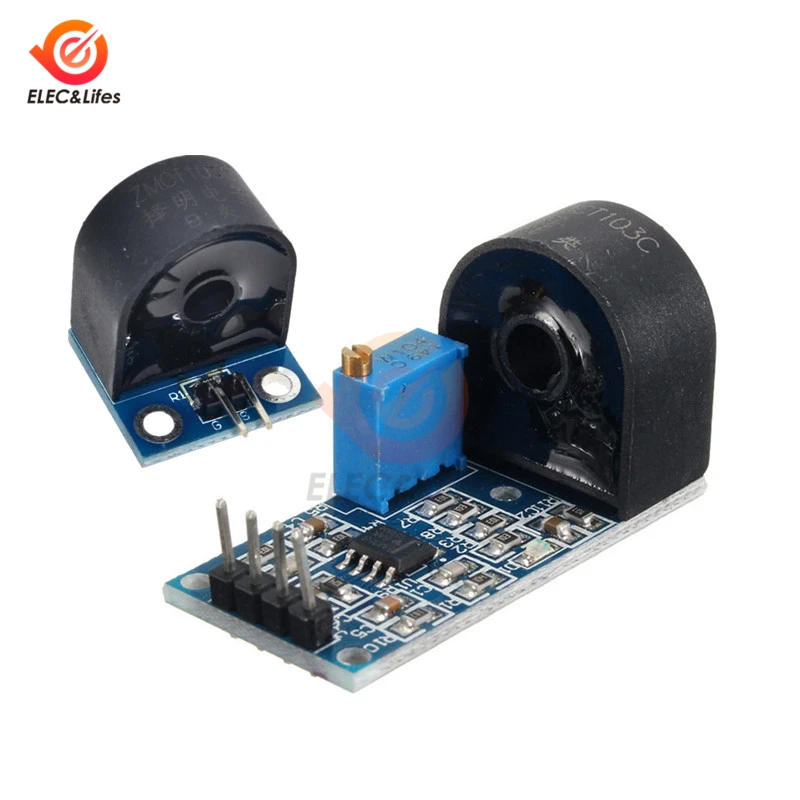 5A Range ZMCT103C Single Phase AC Current Transformer Sensor Module for