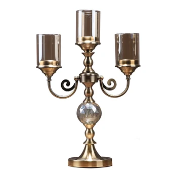

Nordic Style Light Luxury Candle Holder Elegant Retro Candle Holders Table Centerpieces Swieczniki Modern Home Decor EA60ZT