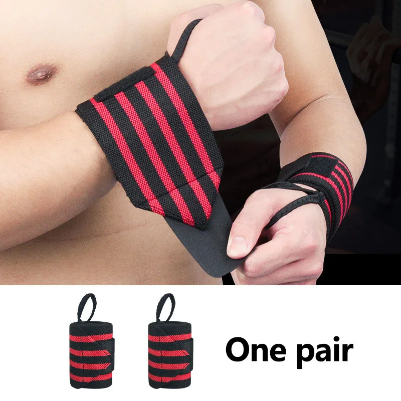 Weight Lifting Elastic Wristband Breathable Wrist Wraps Bandage for Gym Fitness Weightlifting Powerlifting Wrist Brace Support