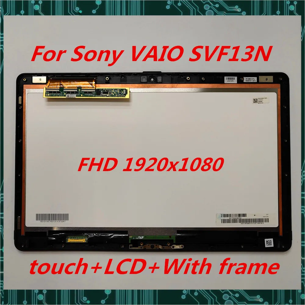 

original For SONY Vaio SVF13N SVF13N1C5E SVF13N13CXB SVF13N18SCB 13.3" Full LCD Display Touch Digitizer Screen Assembly Tested