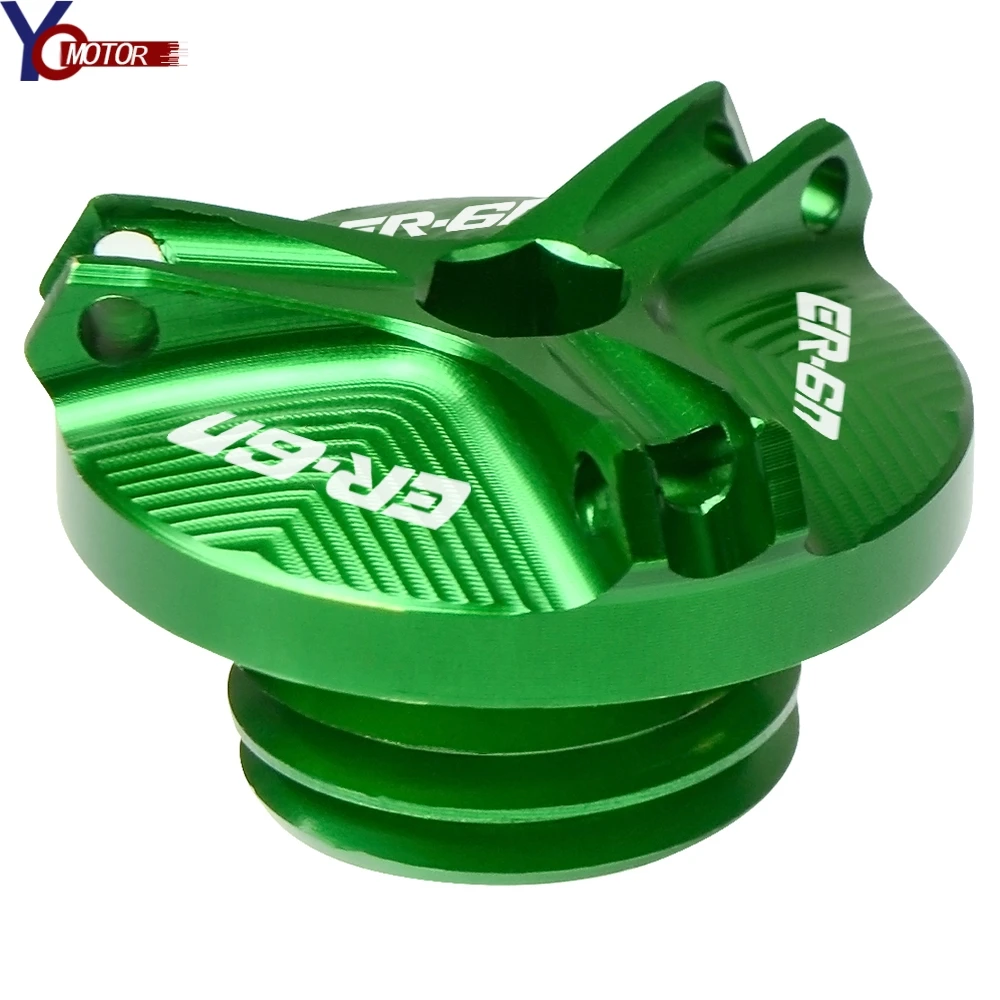 Мотоцикл с ЧПУ Алюминий моторное масло Кепки болт наполнитель Обложка для KAWASAKI ER6N ER-6N 2006- 2013 2012 2011 2010 2009