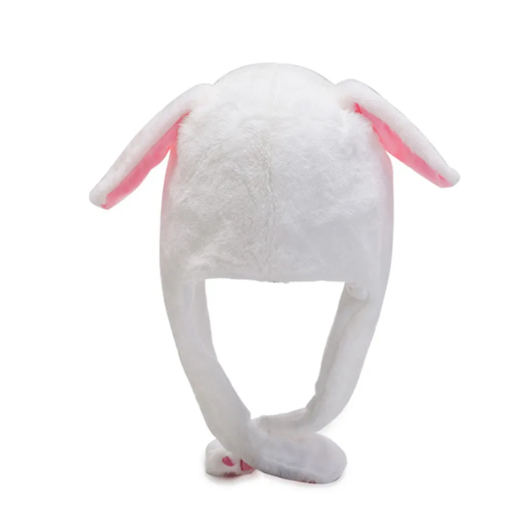 SAGACE милый кролик плюшевая вышивка шапка с заячьими ушами забавная игрушка вверх вниз кролик подарок игрушка обертка унисекс теплая шапка путешествия 26 сентября