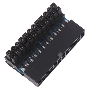 

ATX 24Pin 90 degree 24 pin to 24pin Power Plug Adapter Mainboard Motherboard Power Connectors Modular for Power Supply Cables