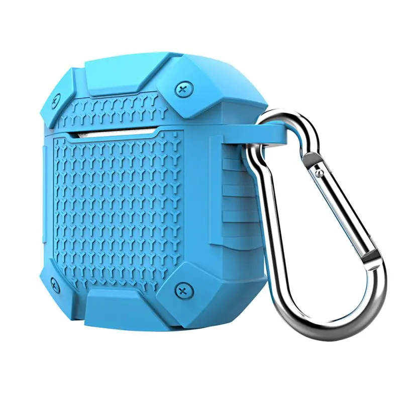 

Armor Earphone Case for Airpods 2 Shockproof Full Protective Cover Bluetooth Wireless Headphone Case