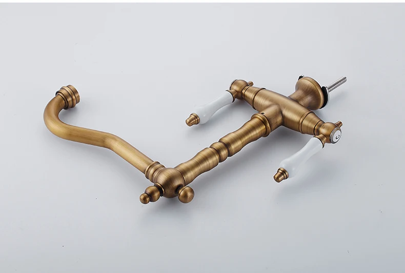 torneira giratória de torneira de água quente fria com misturador de pia de cozinha elkmel