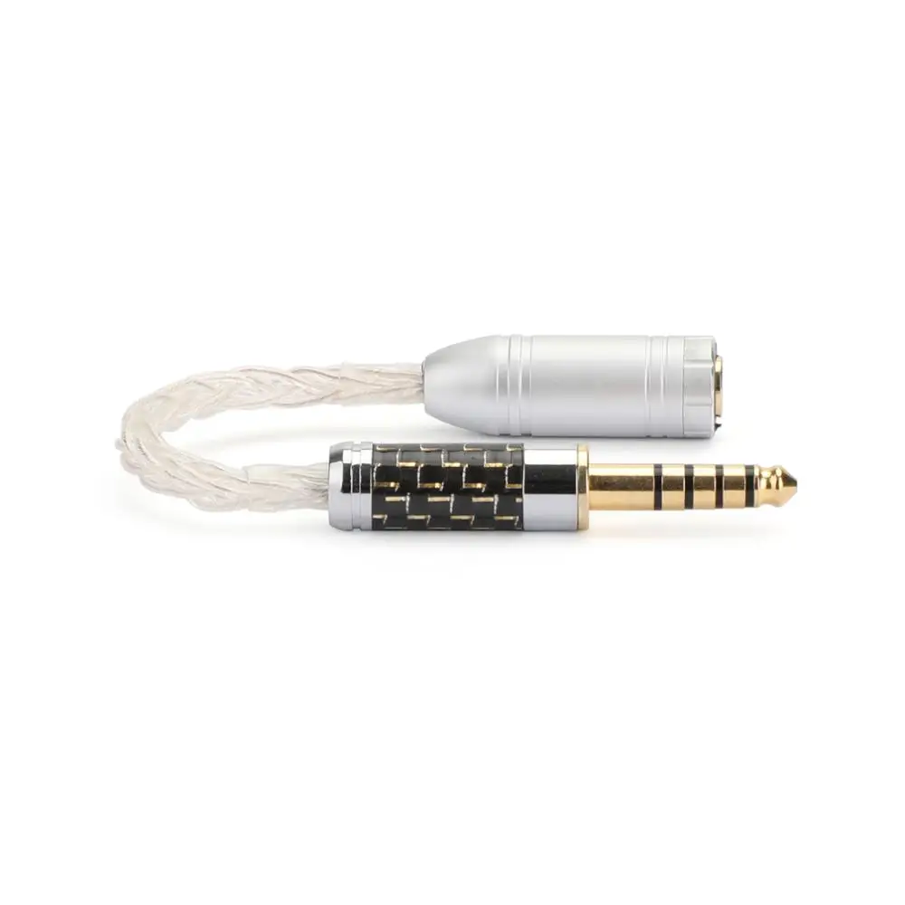 Areyourshop Balanced 3 5 Female Jack to 4 4 Male Plug Audio Cable HIFI Adapter Wire For Headphone Player