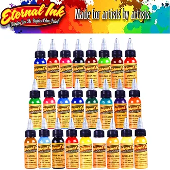 

16 colors 30ml / bottle permanent black tattoo ink body art paint micro pigment brown eyebrow eyeliner lip tattoo art beauty too