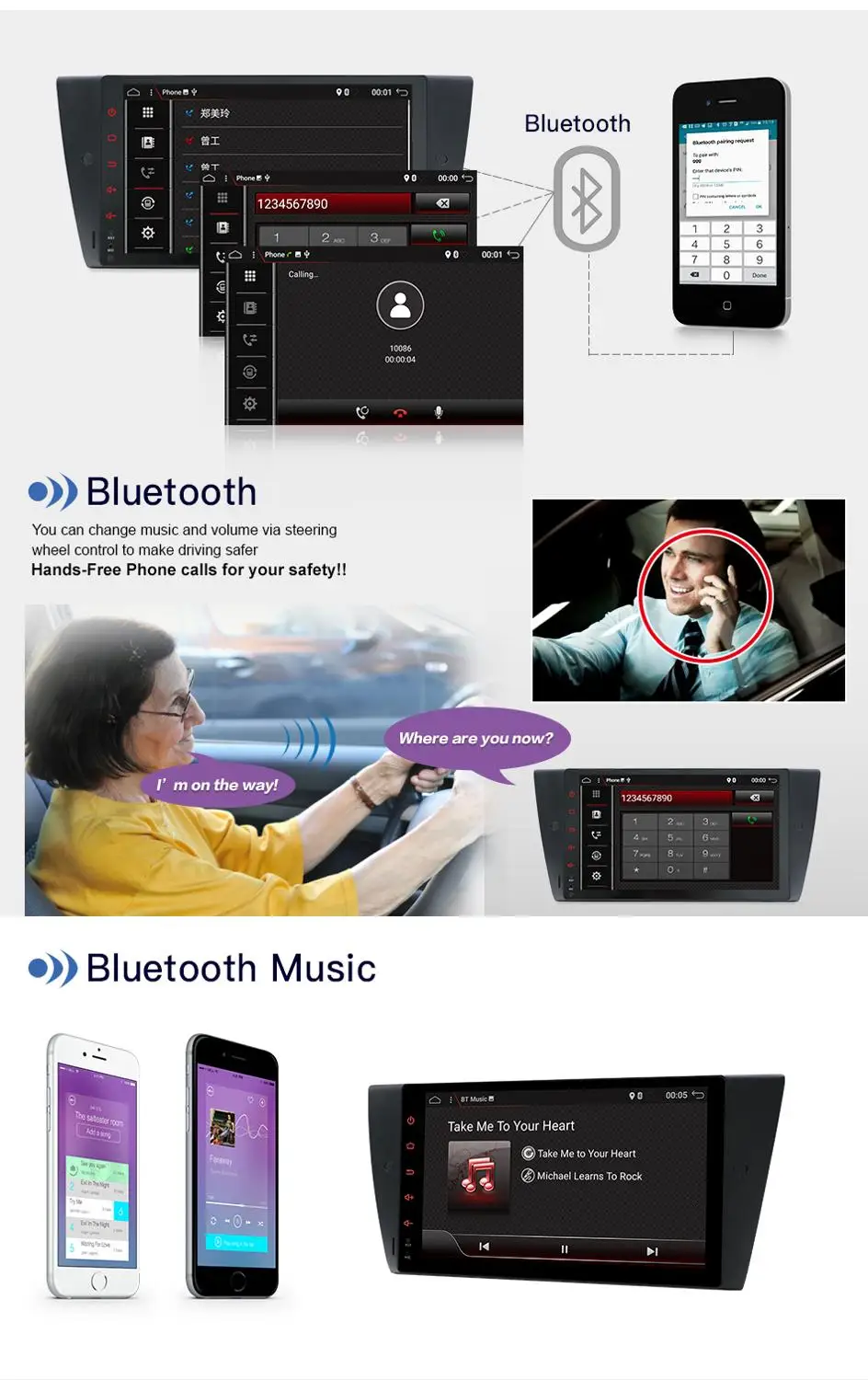 Best Octa core 1 din android 9.0 car DVD multimedia for 2005-2012 BMW E90/E91/E92/E93 autoradio car stereo head units tape recorder 5 Best Octa core 1 din android 9.0 car DVD multimedia for 2005-2012 BMW E90/E91/E92/E93 autoradio car stereo head units tape recorder 5