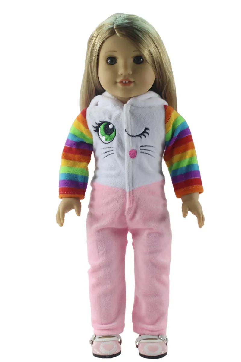 1 комплект кукольной одежды для 18 дюймовой американской куклы Bitty Baby Doll модная
