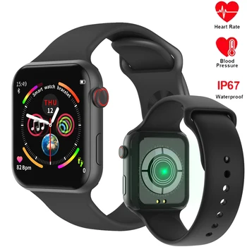 

Smart Watch F10 Full Touch Screen ECG Heart Rate Blood Pressure Sports Tracker Fitness For Apple IOS Android PK Iwo 8 9 W34 F18
