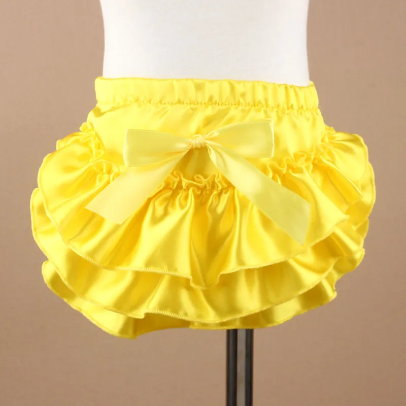 Baby Girl Ruffle Bloomers Diaper Covers Baby Shorts Satin Panties Newborn Photography Props Toddler Bloomers 13 Colors (10)