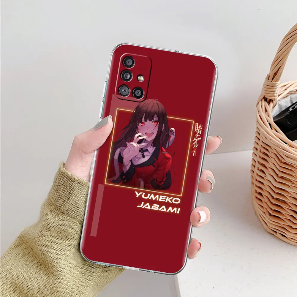 Soft Case for Samsung Galaxy A51 A71 M31 A42 5G A21s A41 M51 A31 M31s Cover Phone Back Shell Capa Kakegurui Jabami Girl Anime Soft Case for Samsung Galaxy A51 A71 M31 A42 5G A21s A41 M51 A31 M31s Cover Phone Back Shell Capa Kakegurui Jabami Girl Anime