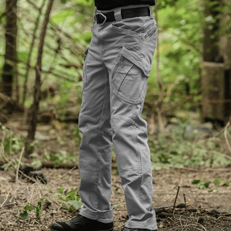 

IX7 Military Urban Tactical Pants Men Spring Cotton SWAT Army Cargo Pants Casual EDC Pockets Soldier Combat Trousers