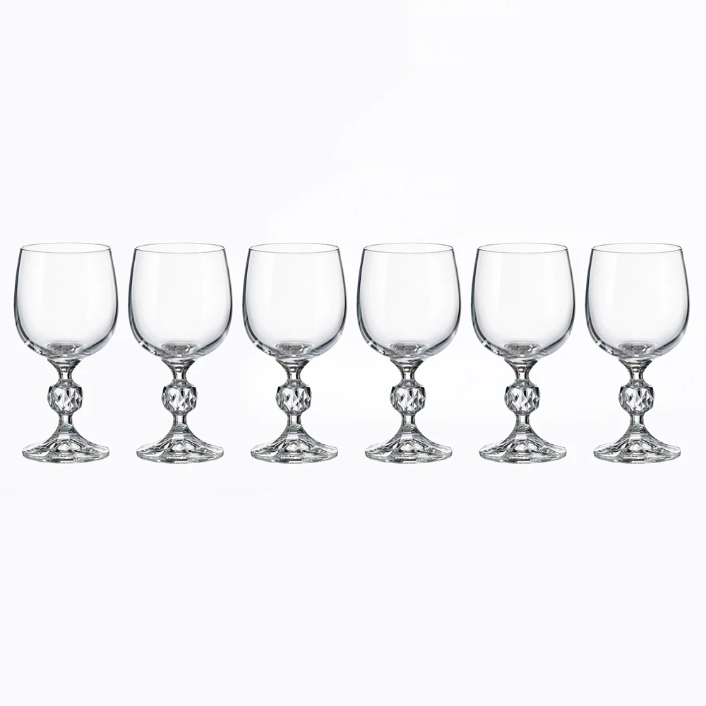 Set of wine glasses Crystalite Bohemia Sterna / Klaudie 190ml (6 pcs