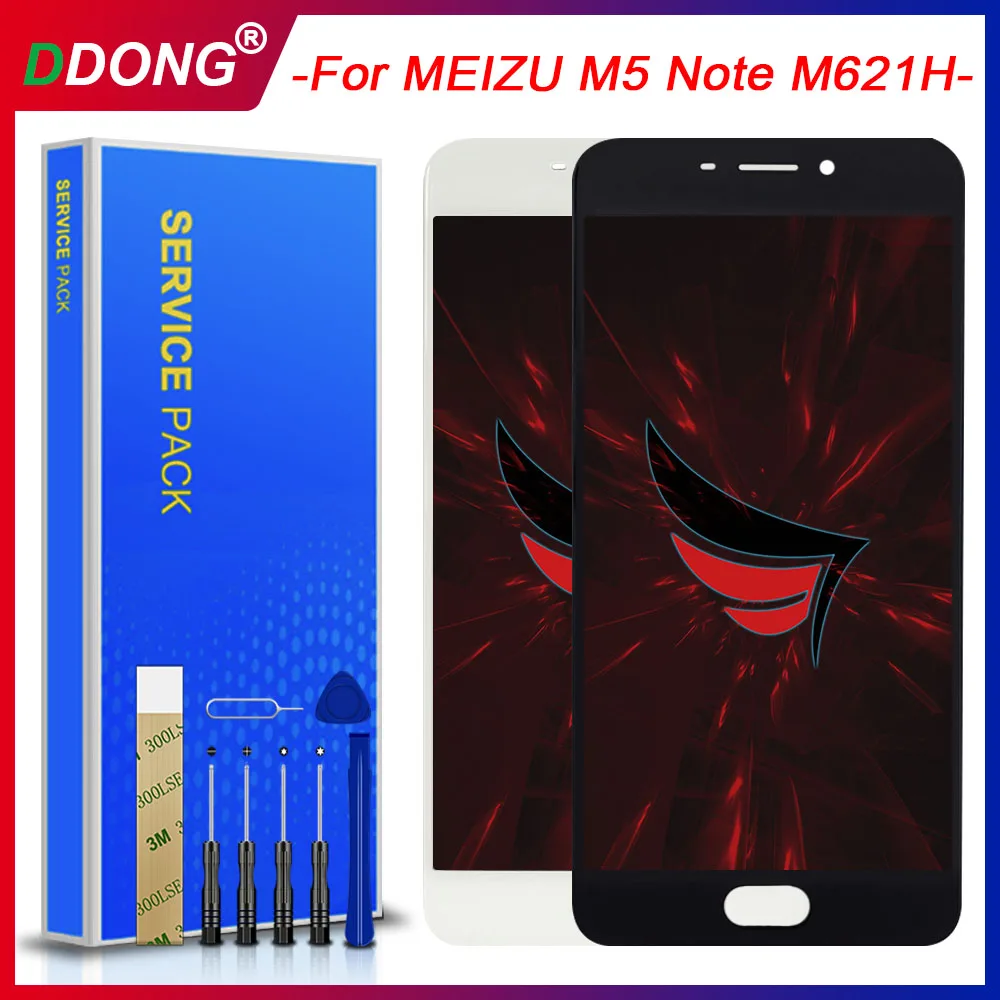 ЖК-дисплей с рамкой для MEIZU M5 Note M621H M621M M621Q экран 5 2 дюйма дигитайзером и сенсорным