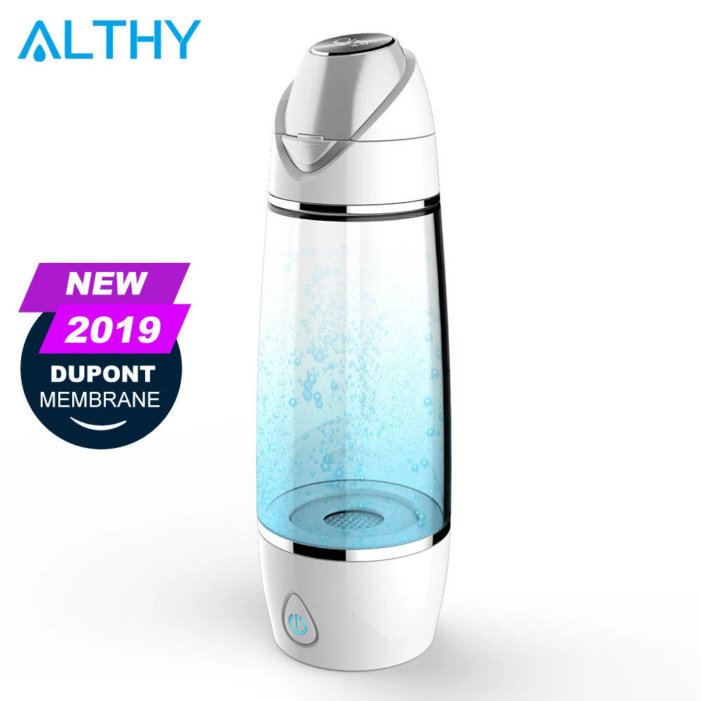 

ALTHY PEM H2 Hydrogen Rich Water Generator Bottle lonizer Maker Electrolysis Cup Portable USB Rechargeable