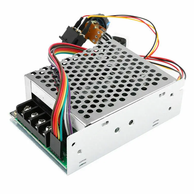 DC10-55V 60A ШИМ контроллеры скорости двигателя CW CCW Реверсивный переключатель 110*78*38 мм