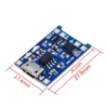 5pcs Micro/Type-c USB 5V 1A 18650 TP4056 Lithium Battery Charger Module Charging Board With Protection Dual Functions 1A Li-ion ► Photo 3/6