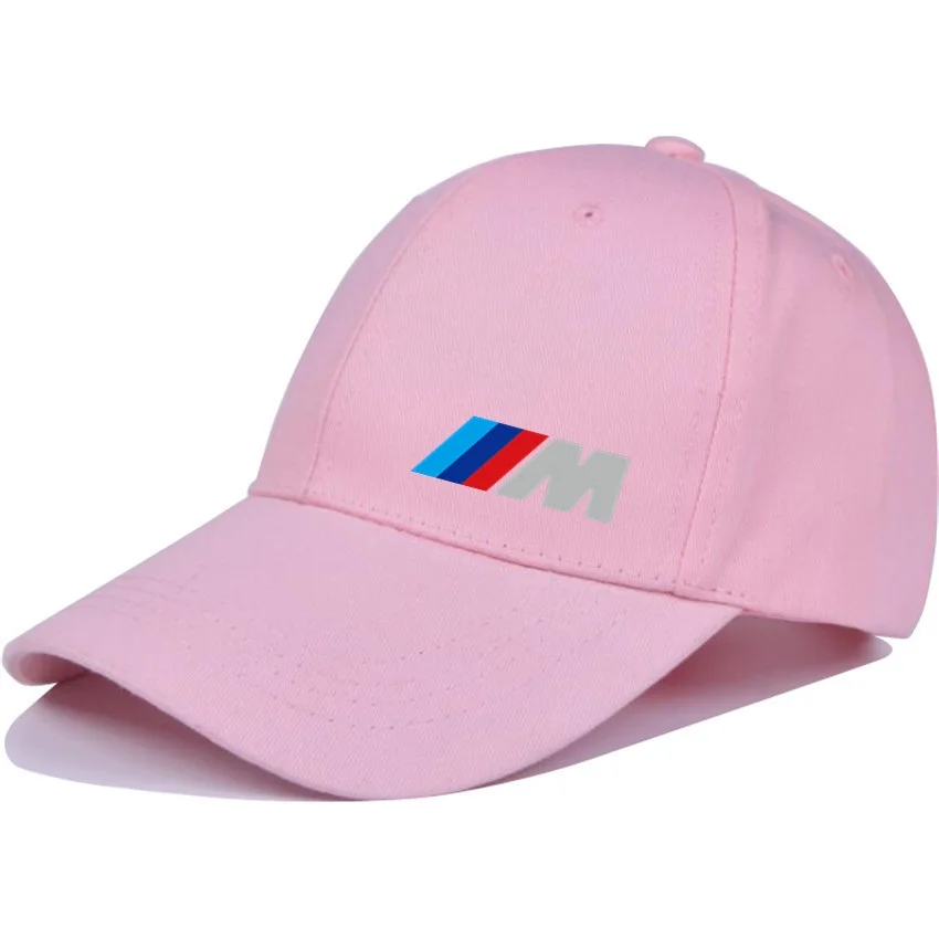Pink Для мужчин Модная хлопковая автомобильные брелки с логотипом M производительности Бейсбол Кепки шляпа для M3 M5 3 5 7X1X3X4X5X6 330i Z4 GT 760li E30 E34 E36 E38 - Цвет: Pink