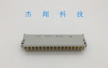 

European Socket Plug Connector F48-MS Curved Pin Male Three-row 3 * 16P Solder Plate Type Right Angle Plug